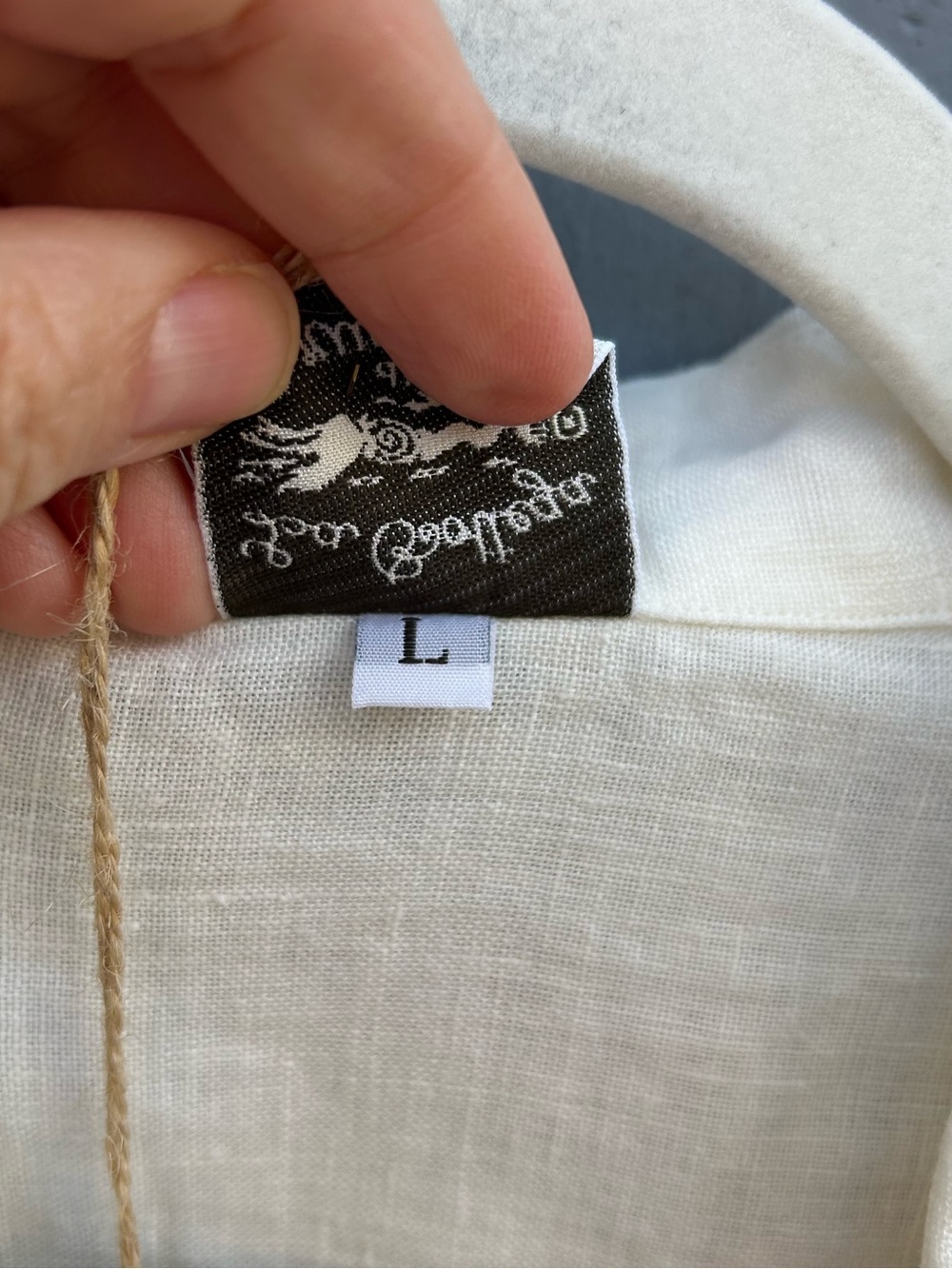 La Bottega di Brunella Camica Franco Button Down Blouse, BNWT, size L - Picture 12 of 13